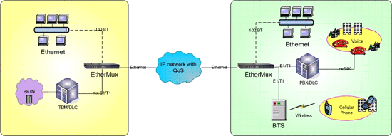 Circuit Emulation Service over IP